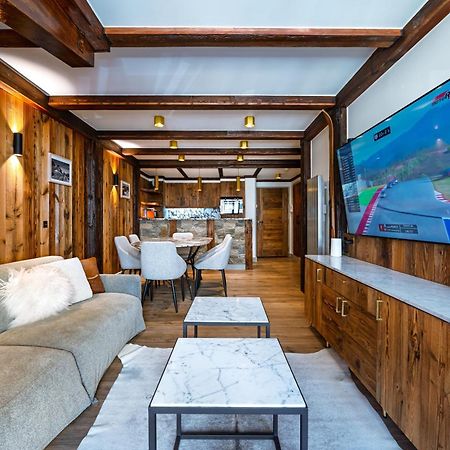 Luxury Suite 70M2 Balcon Courchevel1850 Parking 外观 照片