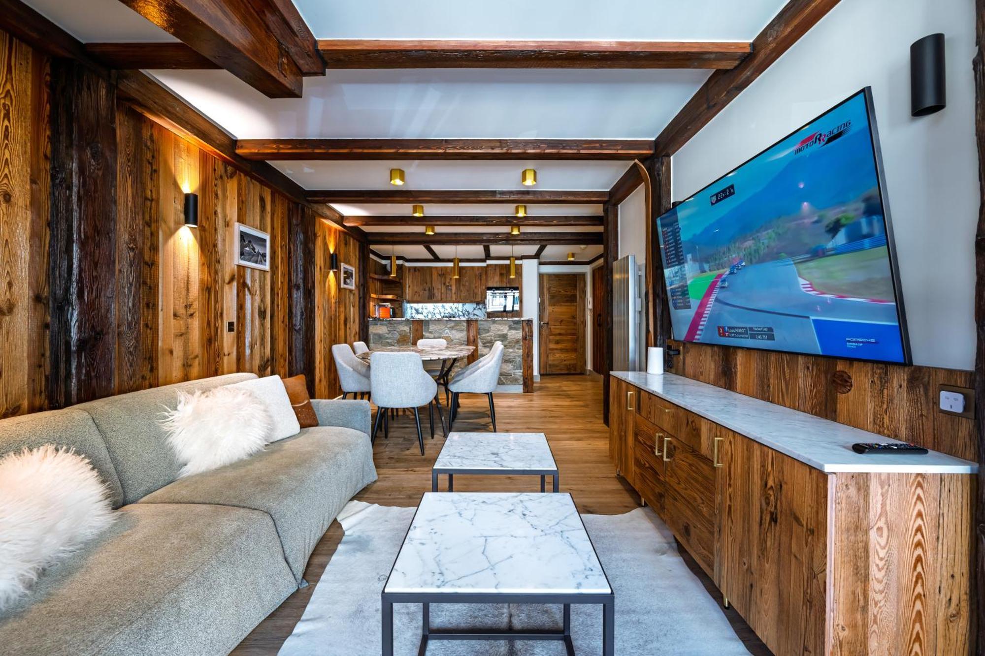 Luxury Suite 70M2 Balcon Courchevel1850 Parking 外观 照片