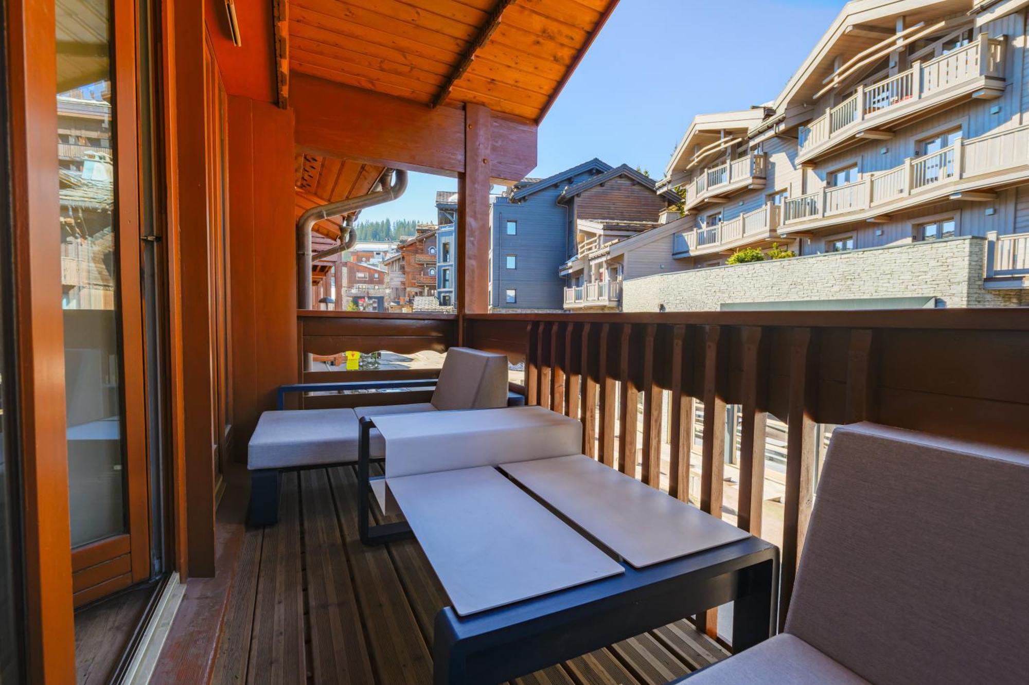 Luxury Suite 70M2 Balcon Courchevel1850 Parking 外观 照片